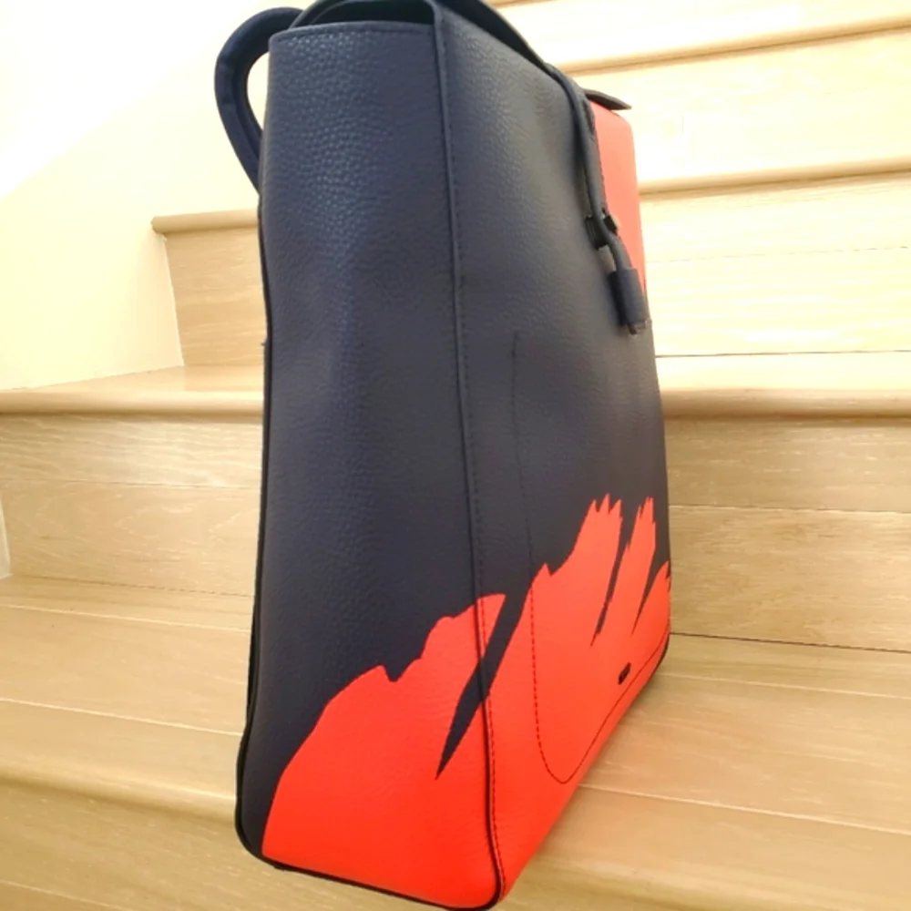 TUMI Georgica Mica Leather Backpack in Graphic Congo Print